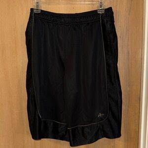 Black Athletech Men's Athletic Shorts